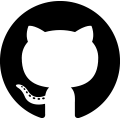 GitHub logo dark